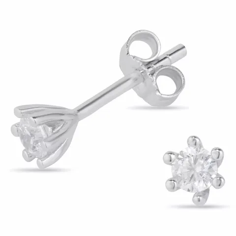 4-4,5 mm örhängestift i silver