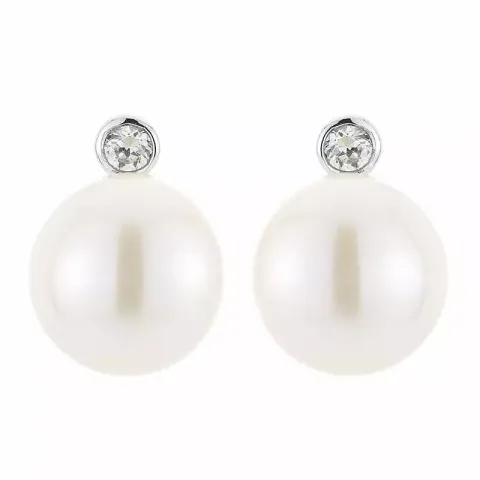 pärla örhängestift i silver