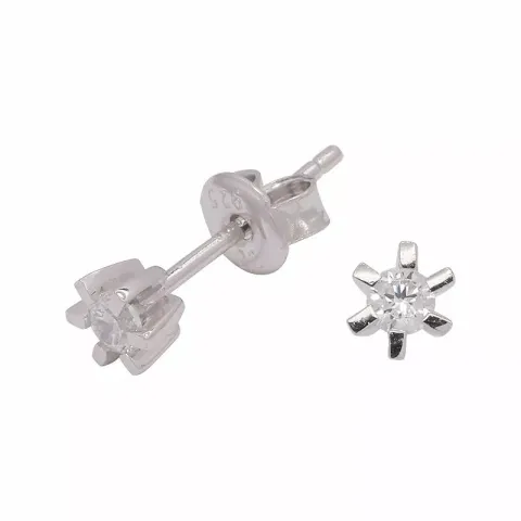 örhängestift i silver