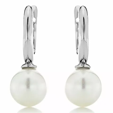 pärla örhängen i silver