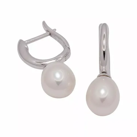 pärla örhängen i silver
