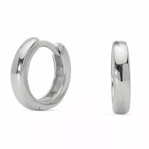 12 mm creoler örhängen i silver