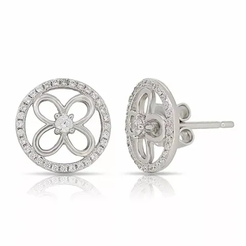 blommor örhängen i silver