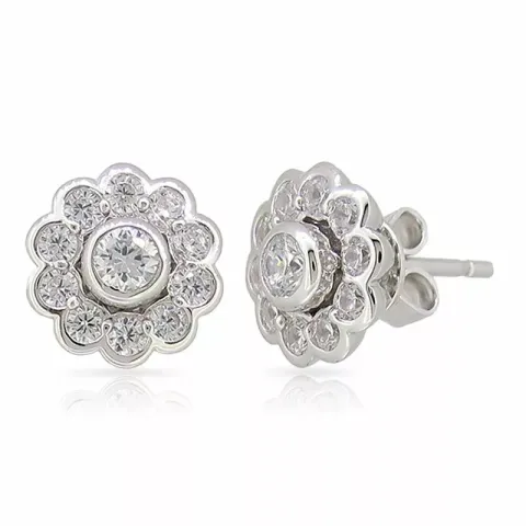 blommor örhängen i silver