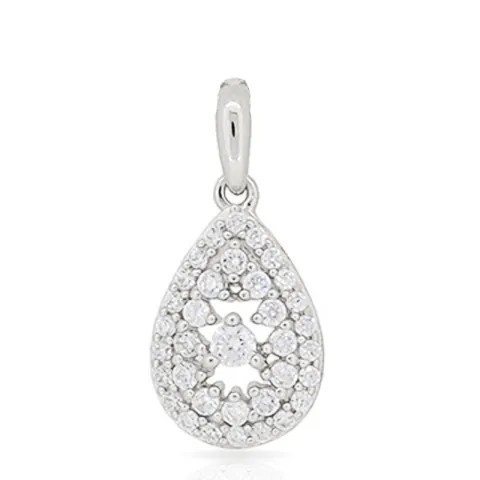 droppe hängen i silver