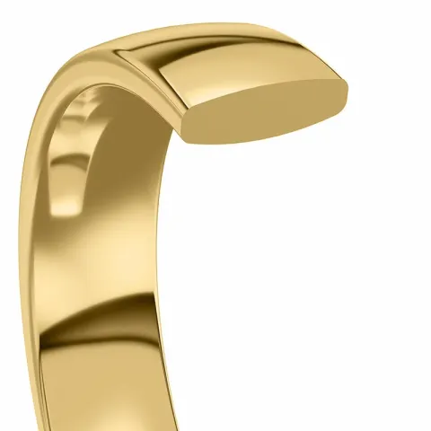 4 mm vigselsring i 14  karat guld 0,03 ct