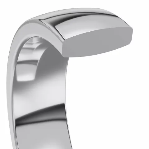 6 och 3 mm vigselsringar i 9 karat vitguld - set