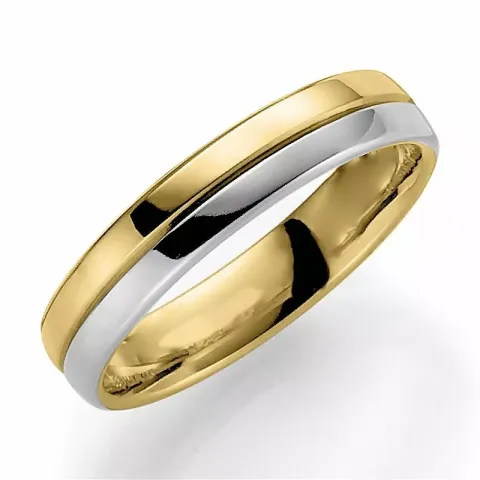 4 mm vigselsring i 14  karat guld