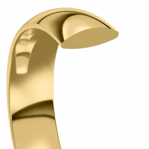 3 mm vigselsring i 14  karat guld 0,02 ct