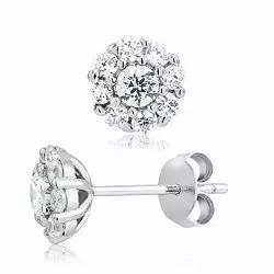 blommor örhängen i silver