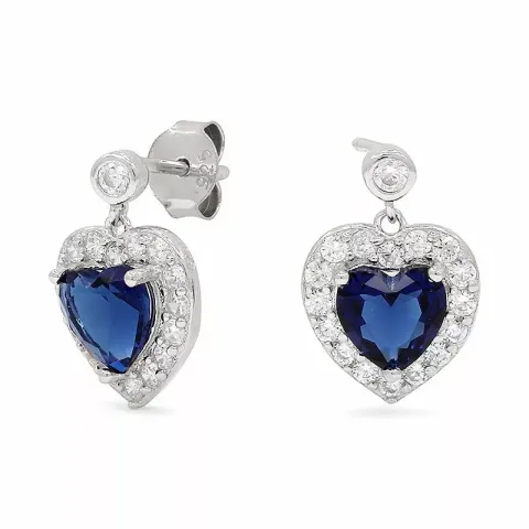 Hjärta örhängen i silver