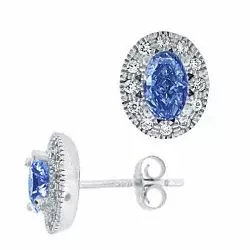 rosett örhängen i silver