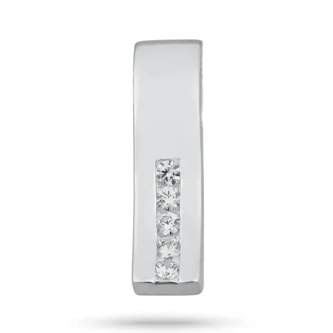 zirkon silver hängen i silver
