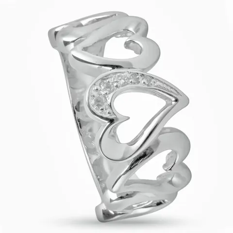 Kollektionsprov hjärta ring i silver