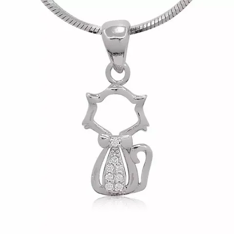 katter hängen i silver