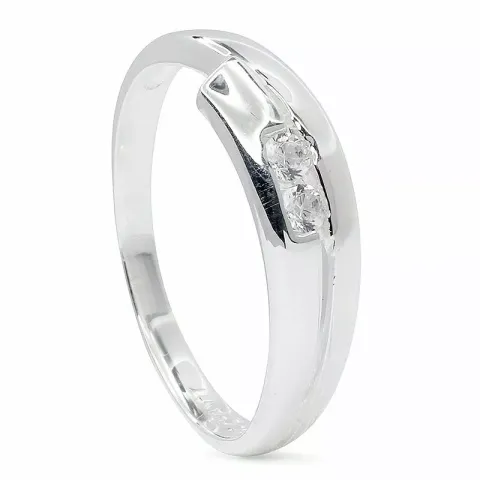 abstrakt silver ring i silver