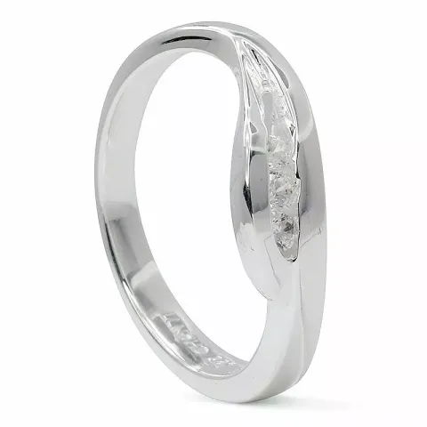 abstrakt silver ring i silver