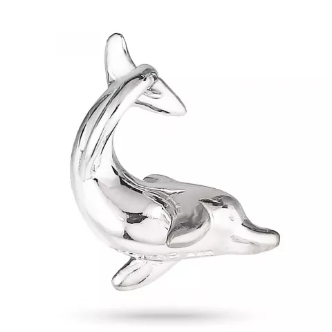 delfin hängen i rhodinerat silver