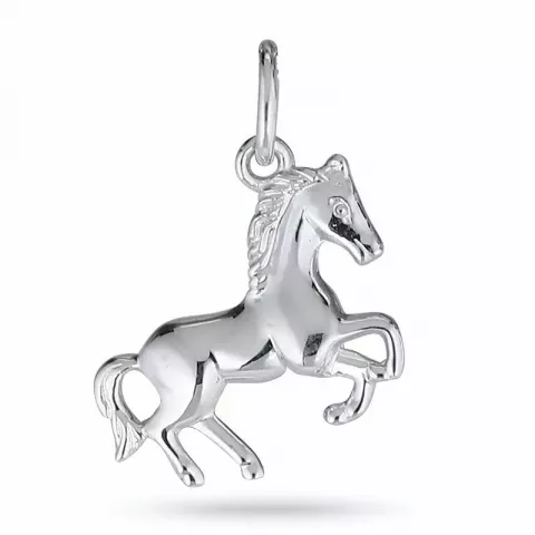 hästar hängen i rhodinerat silver