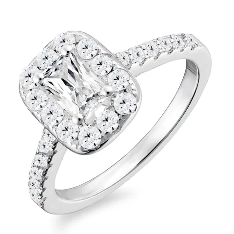 zirkon ring i silver