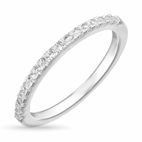 zirkon ring i silver