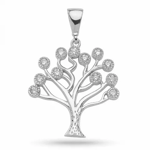 Kollektionsprov livets träd hängen i silver