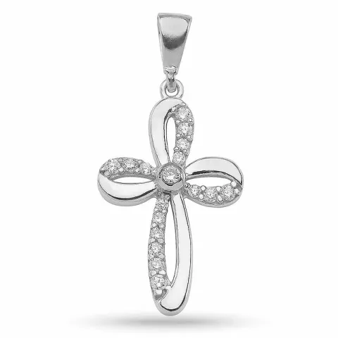 kors hängen i silver