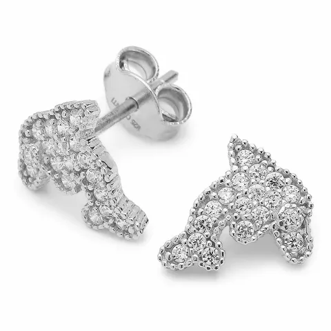 Kollektionsprov delfin örhängestift i silver