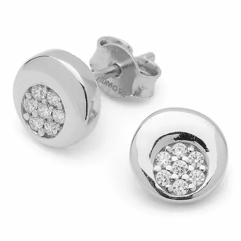 Kollektionsprov runda örhängestift i silver