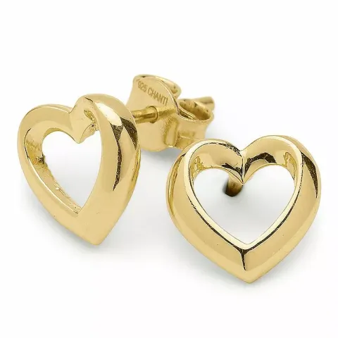 Kollektionsprov örhängestift i förgyllt silver