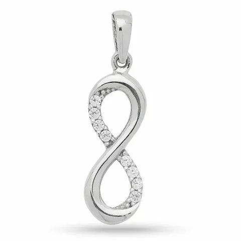 Infinity hängen i silver