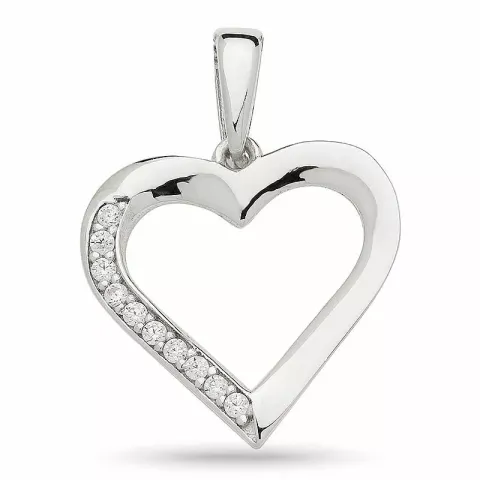 Kollektionsprov hjärta hängen i silver