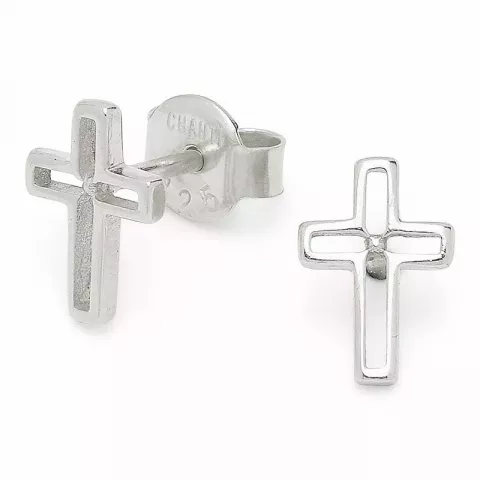 Kollektionsprov kors silverörhängestift i silver