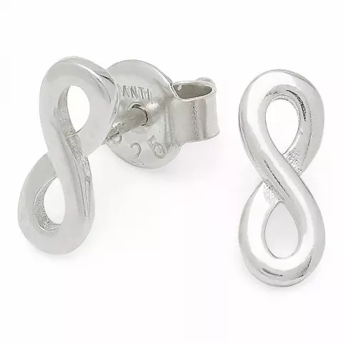Kollektionsprov infinity silverörhängen i silver