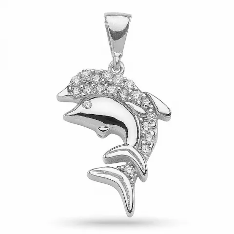 Kollektionsprov delfin hängen i silver