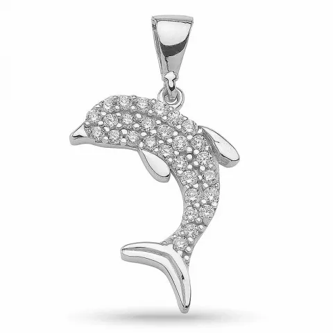Kollektionsprov delfin hängen i silver
