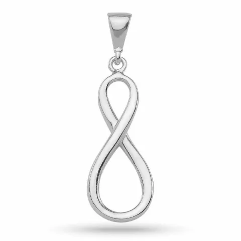 Blank infinity hängen i silver