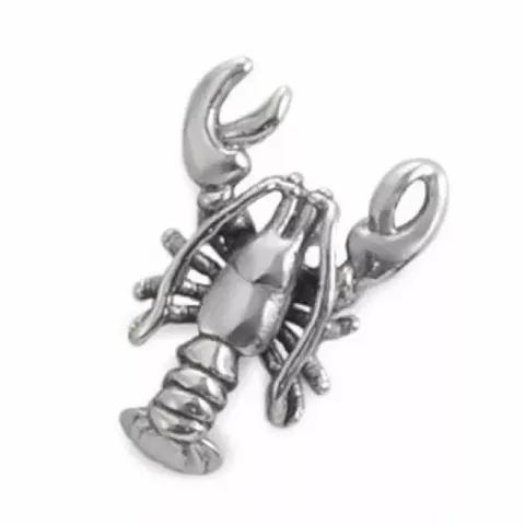 krabba hängen i silver