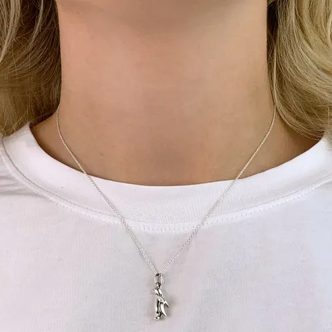 pingvin hängen i silver