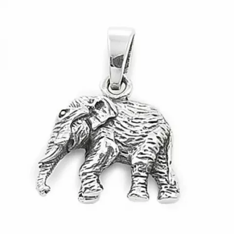 Elefant hängen i silver