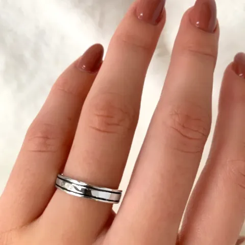 Enkel ring i silver