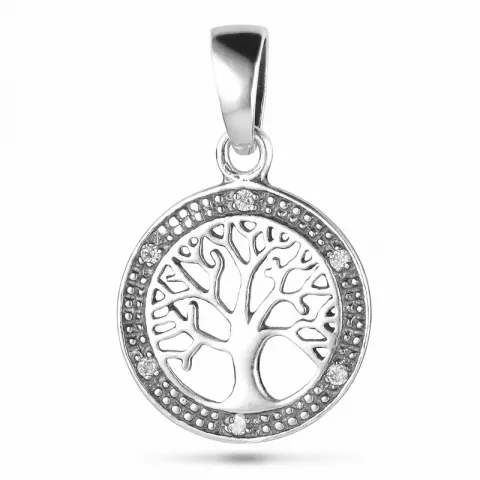 14 mm livets träd hängen i silver
