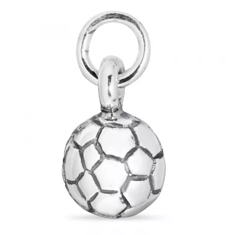 Lille fotboll hängen i silver