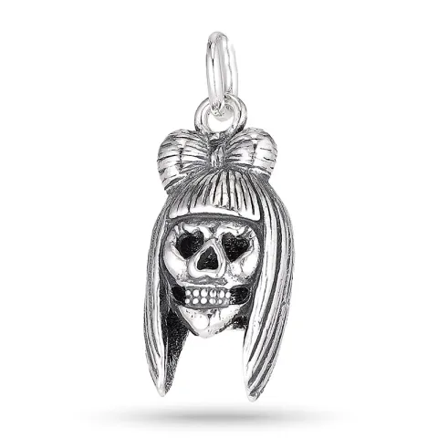 skull hängen i silver