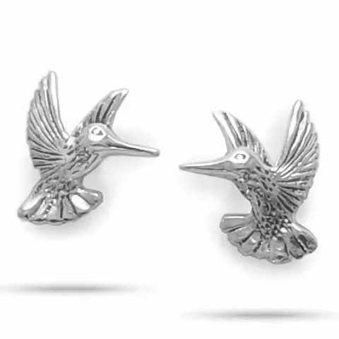 kolibri örhängestift i silver
