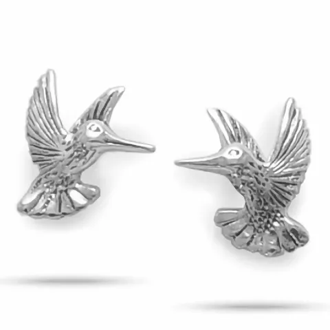 kolibri örhängestift i silver