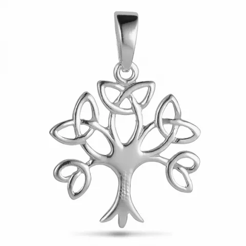 Celtic livets träd hängen i silver