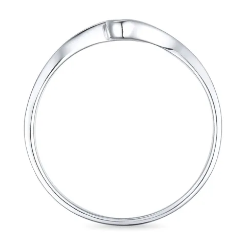 diamant ring i 9 karat vitguld 0,02 ct
