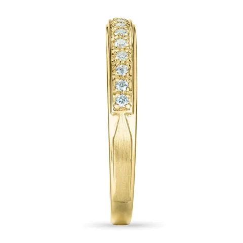 Diamant ring i 9 karat guld 0,07 ct