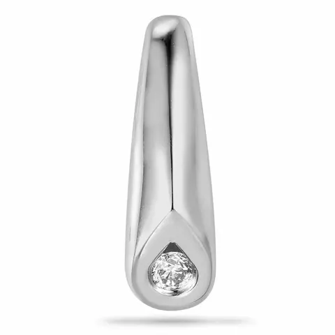 diamant hängen i 9 carat vitguld 0,03 ct